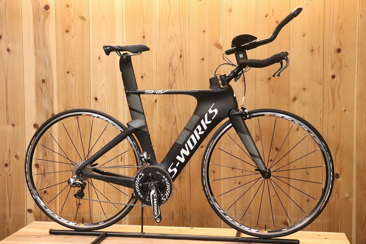 スペシャライズド SPECIALIZED シヴ S-WORKS SHIV 2016年モデル Sサイズ シマノ デュラエース 9070 MIX DI2 カーボン トライアスロンバイク 【芦屋店】
