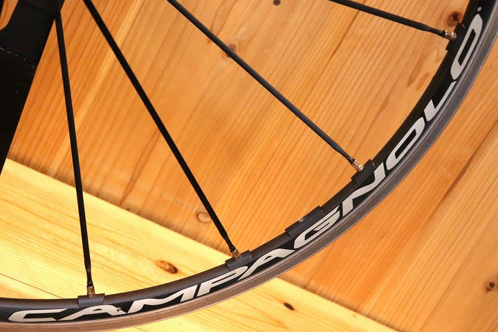 カンパニョーロ CAMPAGNOLO ユーラス EURUS アルミ クリンチャー ホイールセット カンパニョーロ 11S/12S ナローリム 15C 【芦屋店】