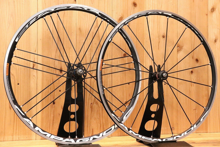 カンパニョーロ CAMPAGNOLO シャマル SHAMAL ULTRA アルミ クリンチャー ホイールセット シマノ 11S/12S ナローリム 15C 【芦屋店】