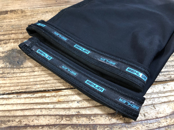 KD782 ビーラー BIEHLER ニーウォーマー 黒 S 裏起毛