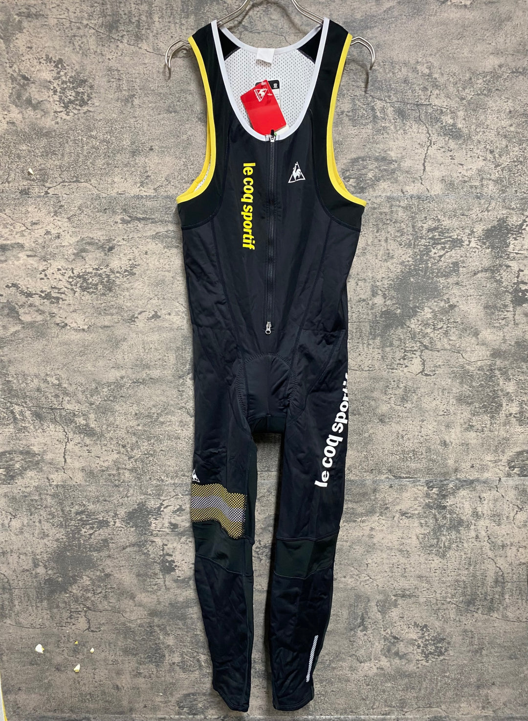KC994 ルコックスポルティフ le coq sportif ビブタイツ 黒 O 裏起毛