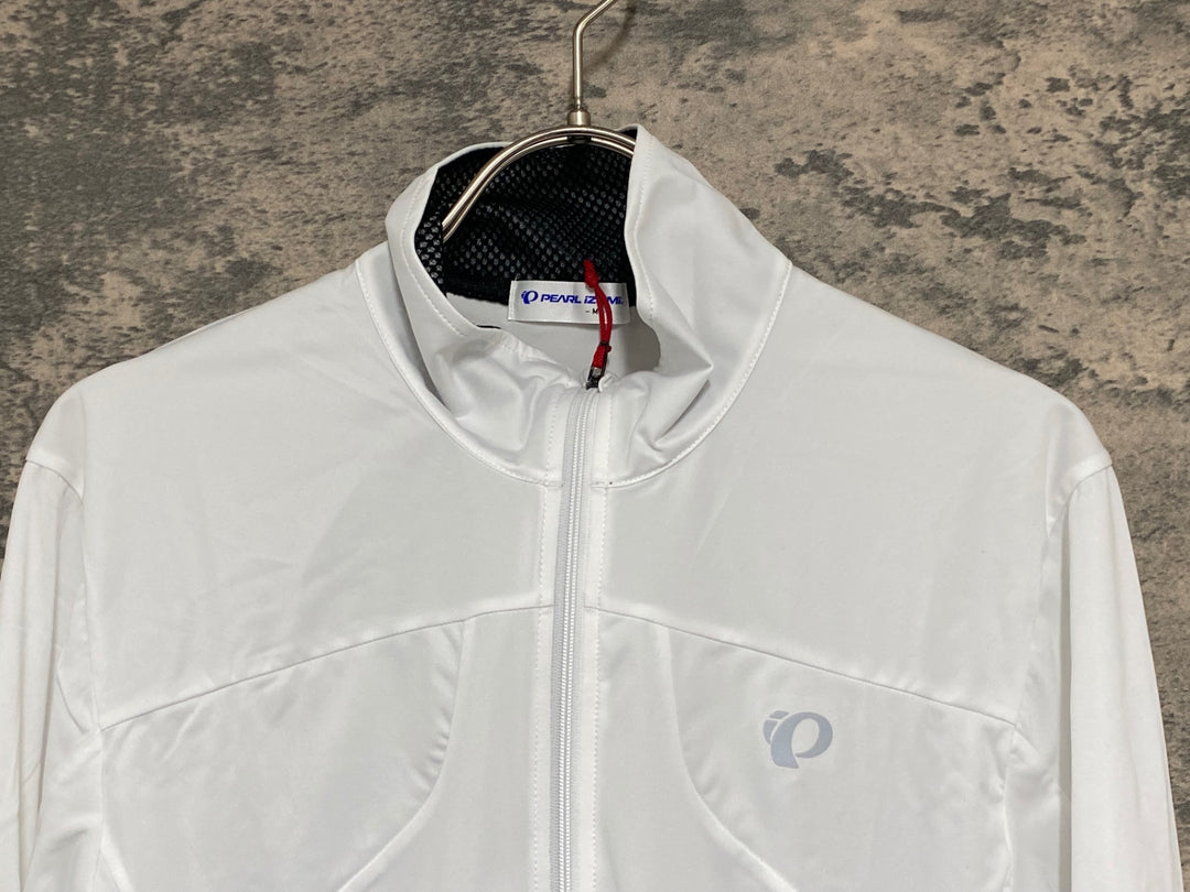 KG919 パールイズミ PEARL iZUMi 長袖 ウインドブレイカー 白 M