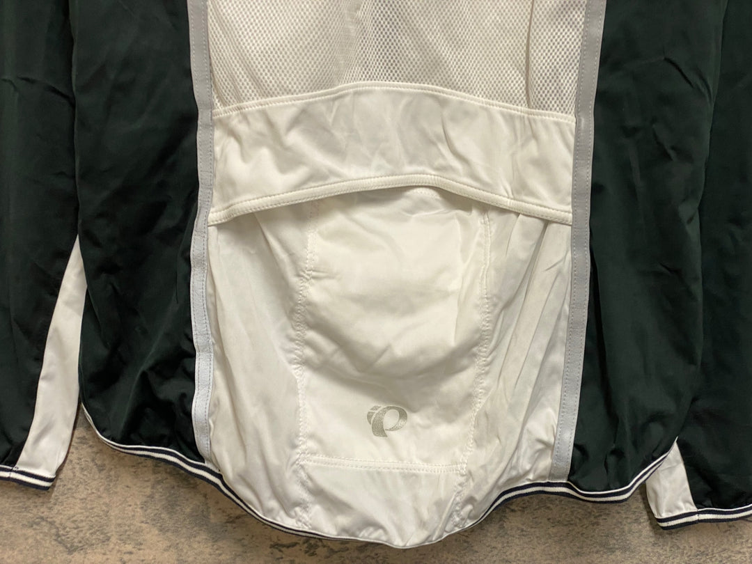 JO857 パールイズミ PEARL iZUMi 長袖 ウインドブレイカー 白 黒 L