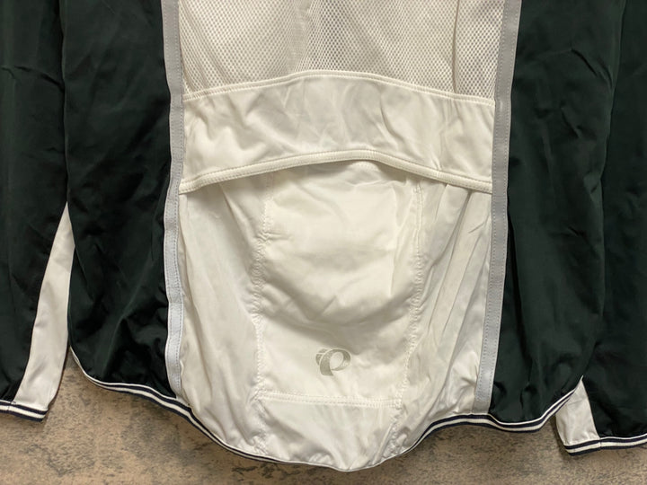 JO857 パールイズミ PEARL iZUMi 長袖 ウインドブレイカー 白 黒 L