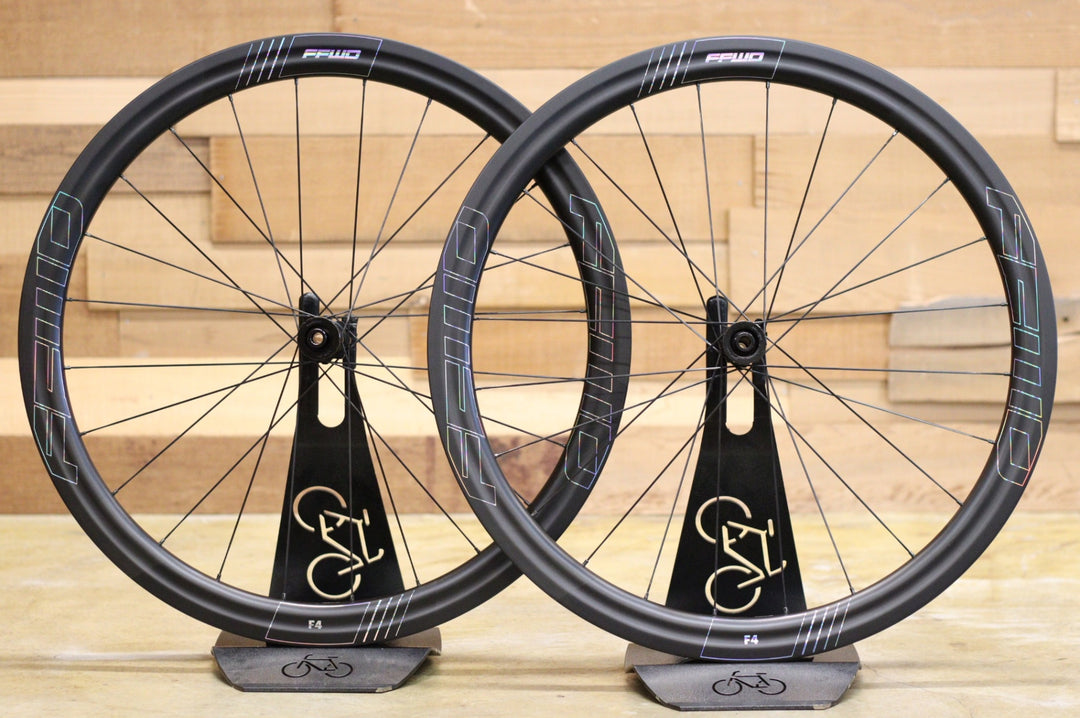 ファストフォワード FAST FORWARD FFWD F4D-FCC DT350 カーボン チューブレスレディ ホイールセット シマノ 11S/12S オイルスリックカラー 【立川店】