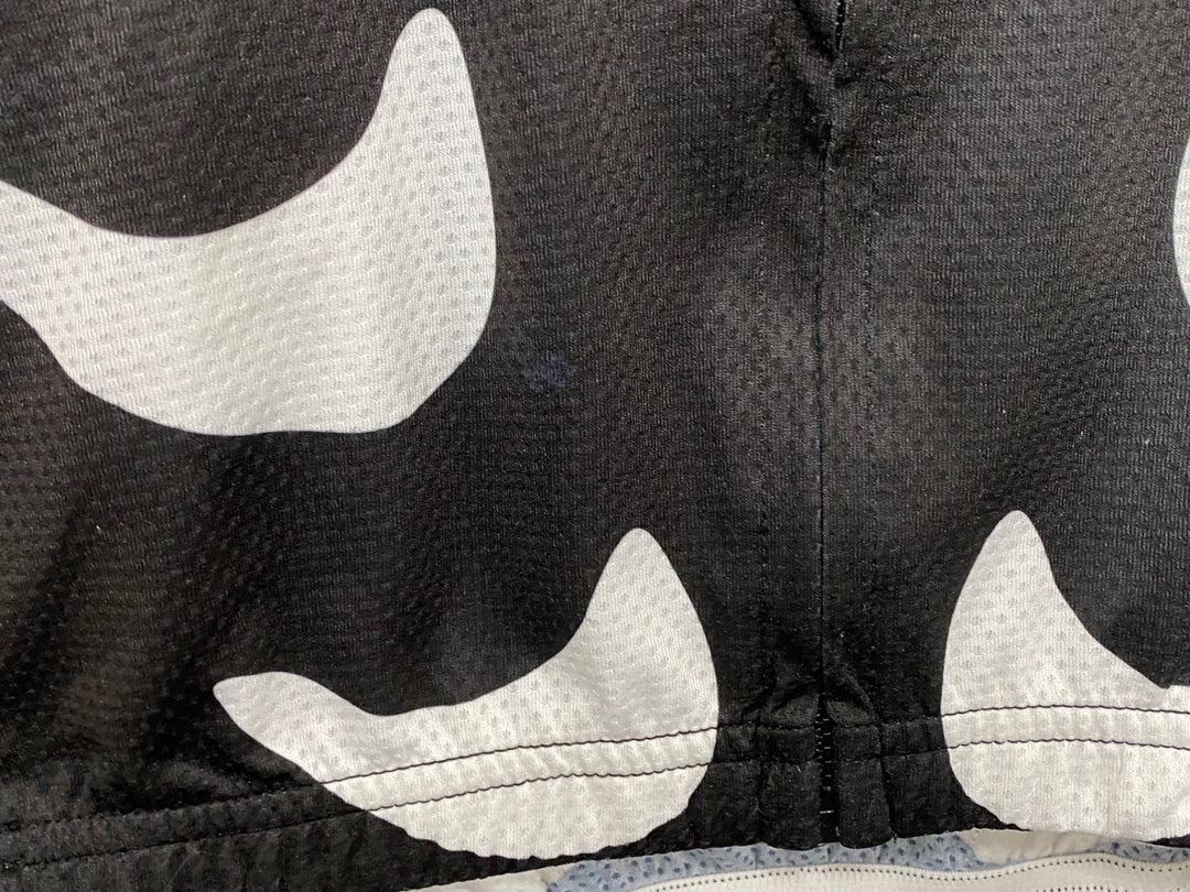 JV190 カステリ CASTELLI 半袖 サイクルジャージ 黒 S