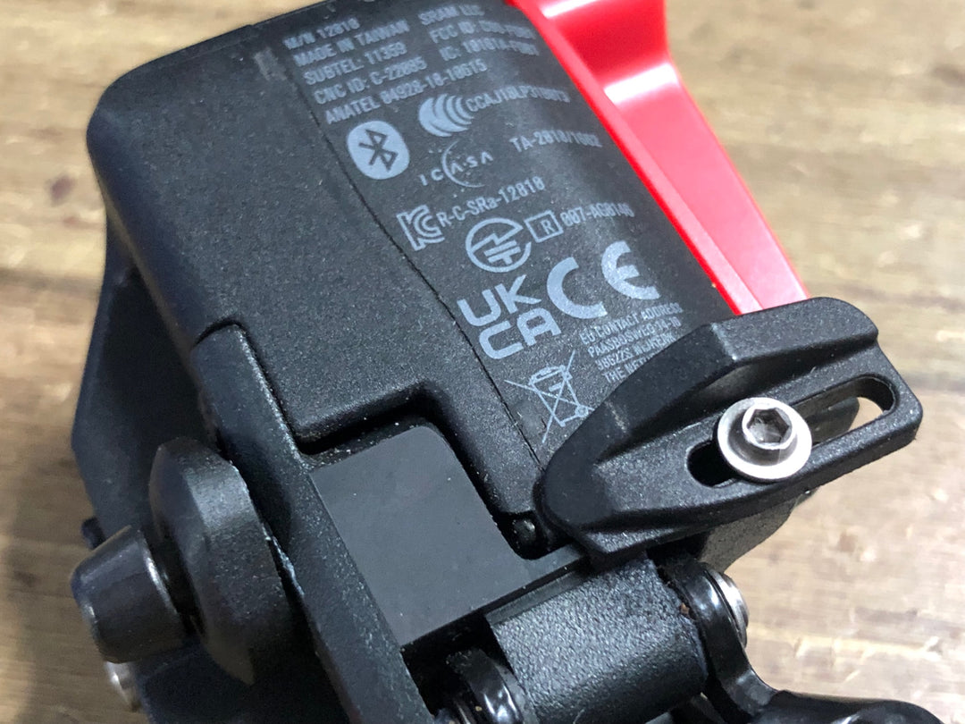 JZ381 スラム SRAM フォース FORCE eTap AXS D2 直付 フロントディレイラー 2x12S バッテリーなし