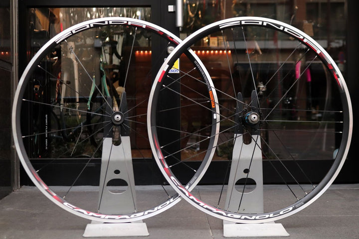 カンパニョーロ Campagnolo ゾンダ ZONDA MEGA G3 15C アルミ クリンチャー ホイールセット シマノ11/12s 未使用品 【東京南麻布店】