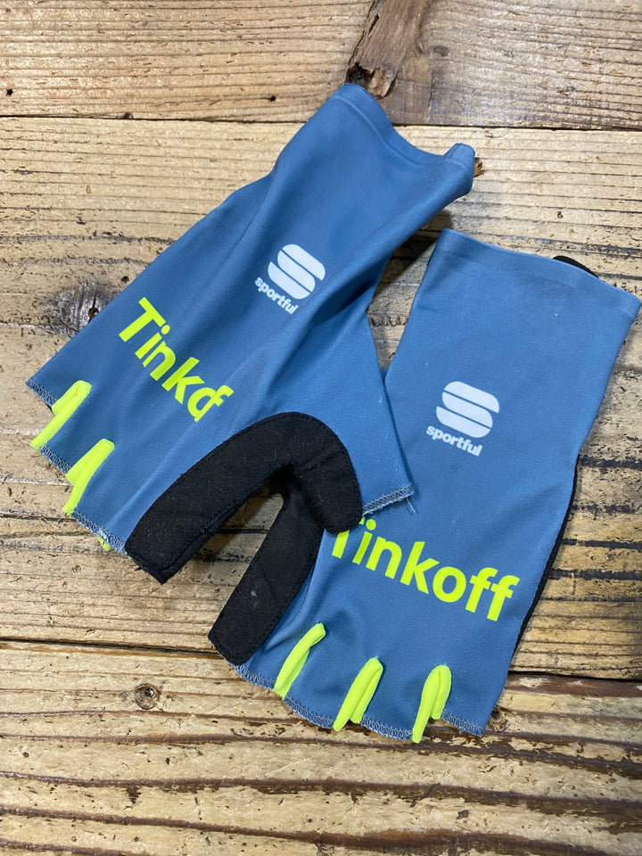KJ840 スポーツフル sportful 指切り グローブ 青 サイズ不明 TINKOFF