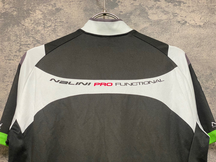 JS581 ナリーニ Nalini pro 半袖 サイクルジャージ 黒 L