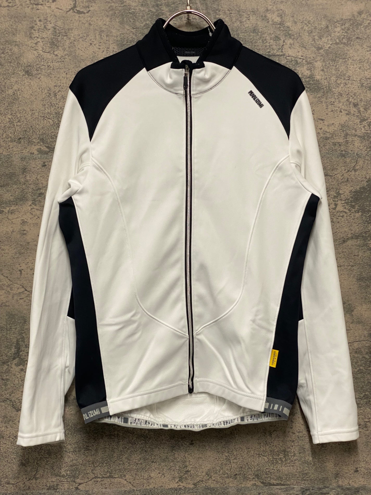 KG091 パールイズミ PEARL iZUMi 長袖 サイクルジャージ 白 M 裏起毛
