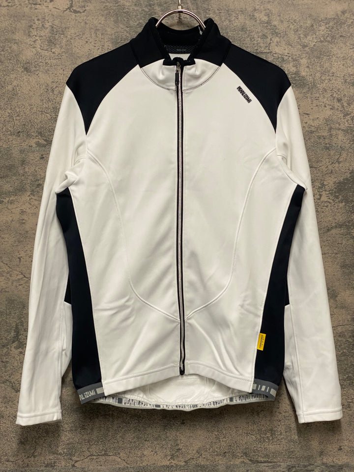 KG091 パールイズミ PEARL iZUMi 長袖 サイクルジャージ 白 M 裏起毛