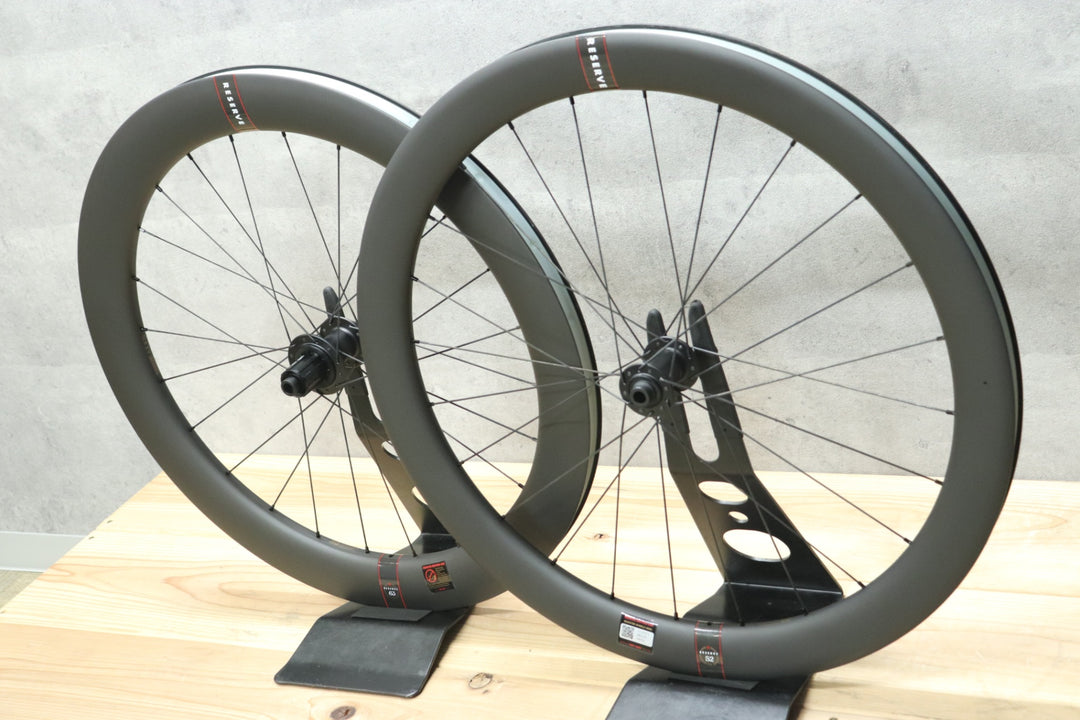 リザーブ RESERVE 52/63 DISC カーボン チューブレスレディ ディスク ホイールセット シマノ 12/11S ZIPP ZR1ハブ 【さいたま浦和店】