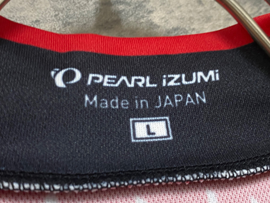 JN810 パールイズミ PEARL iZUMi 半袖 サイクルジャージ L 赤