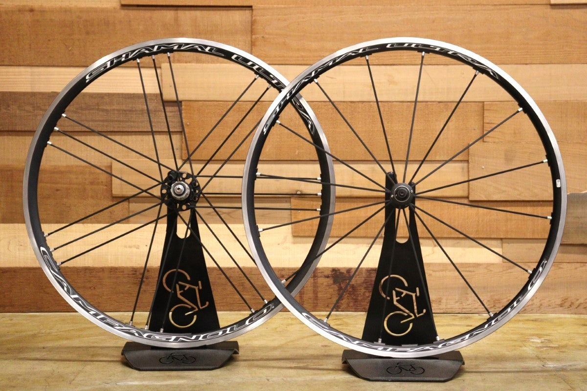 カンパニョーロ Campagnolo シャマルウルトラ SHAMAL ULTRA アルミ クリンチャー ホイールセット シマノ12/11S ワイドリム  17C 【立川店】