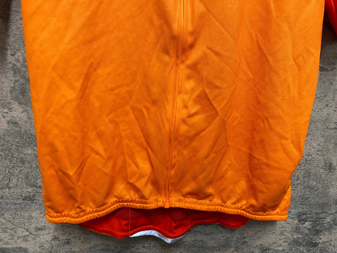 JO716 カステリ CASTELLI 半袖 サイクルジャージ オレンジ M タグ付き 未使用