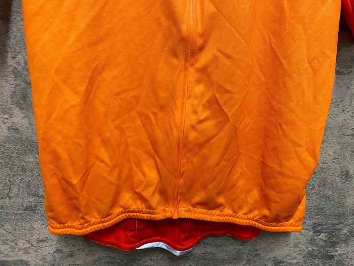 JO716 カステリ CASTELLI 半袖 サイクルジャージ オレンジ M タグ付き 未使用