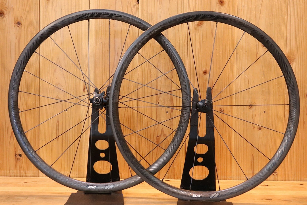 ジップ ZIPP 202 カーボン チューブラー ホイールセット カンパ 11S/12S 【芦屋店】