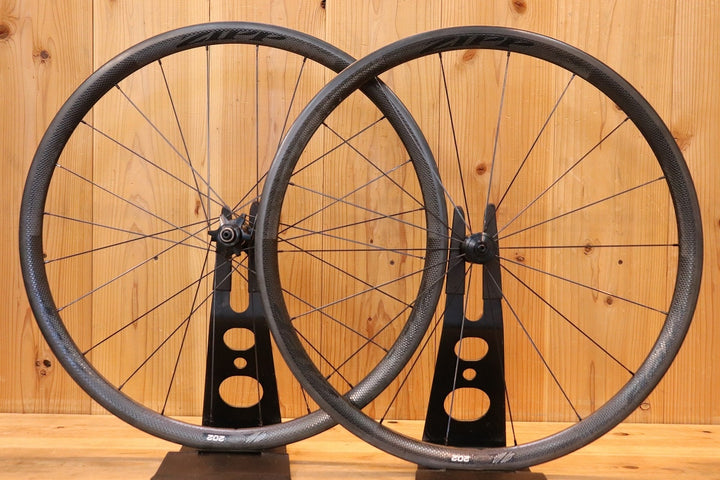 ジップ ZIPP 202 カーボン チューブラー ホイールセット カンパ 11S/12S 【芦屋店】