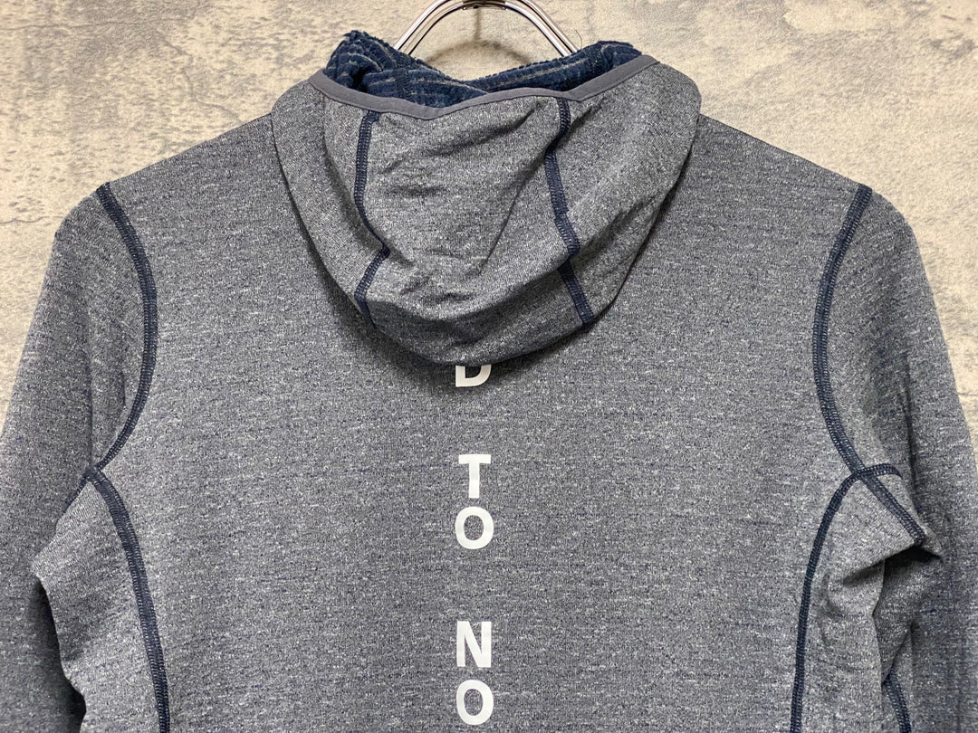 KM721 パスノーマルスタジオ PAS NORMAL STUDIOS LONG SLEEVE WINDPROOF BASE LAYER 長袖 ベースレイヤー 紺 S POLARTEC