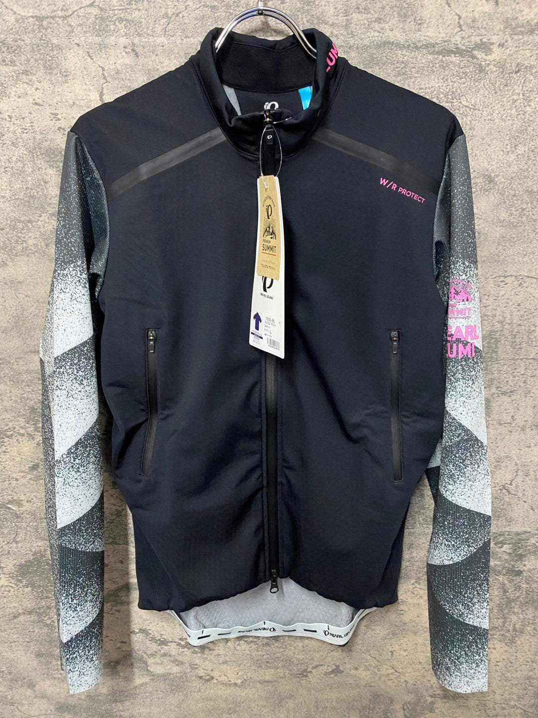 KE145 パールイズミ PEARL iZUMi プレミアムサミット 長袖 サイクルジャケット 黒 L