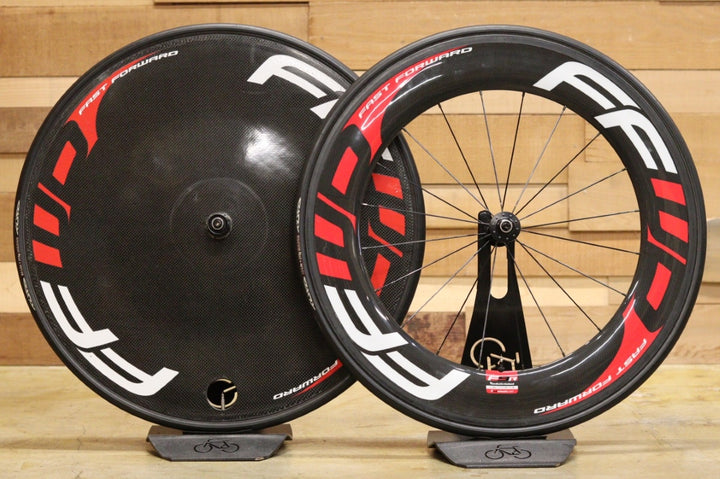 ファストフォワード FFWD F9R/DISC-T CARBON カーボン チューブラー ディスクホイール ホイールセット シマノ11/12S 【立川店】