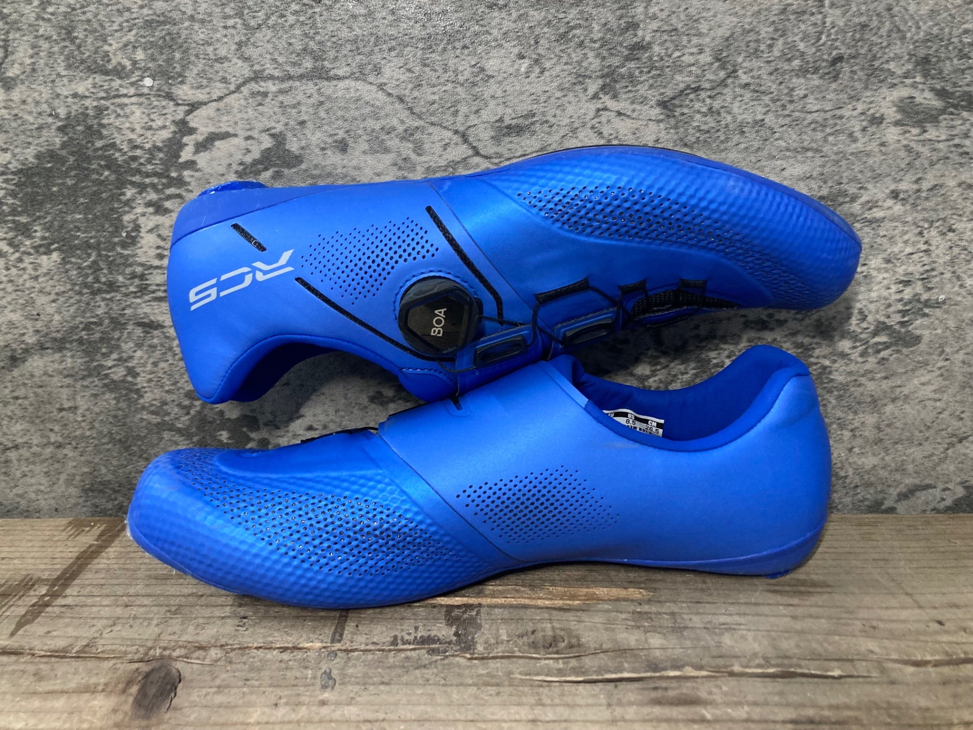 JY068 シマノ SHIMANO RC5 SHRC503M ビンディングシューズ 青 EU42 SPD