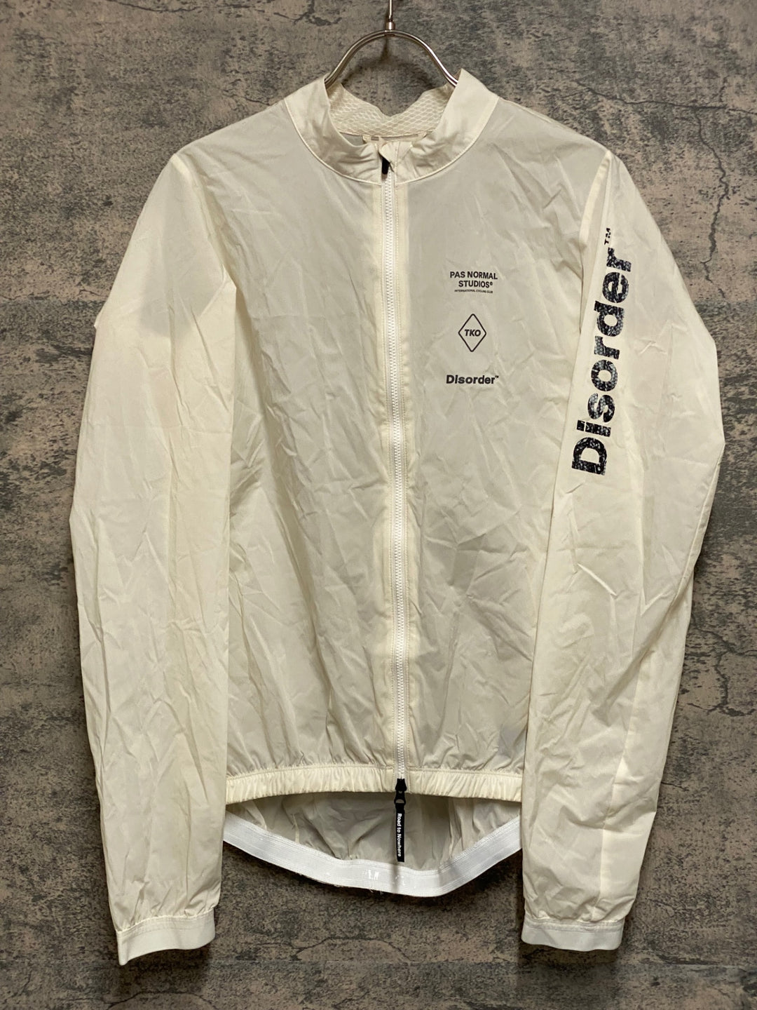 KA573 パスノーマルスタジオ PAS NORMAL STUDIOS T.K.O MECHANISM STOW AWAY JACKET 長袖 ウインドブレーカー 白 L