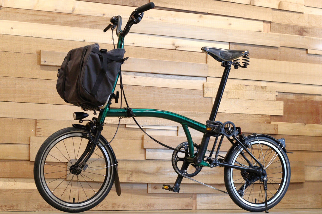 ブロンプトン BROMPTON P LINE URBAN MID M4L エメラルド ラッカー EMERALD LACQUER 2023 4S 16インチ 折り畳み ミニベロ フォールディングバイク 【立川店】