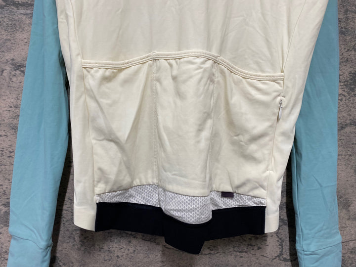 JY484 パスノーマルスタジオ PAS NORMAL STUDIOS Mechanism Long Sleeve Jersey 長袖 サイクルジャージ ホワイト グリーン M