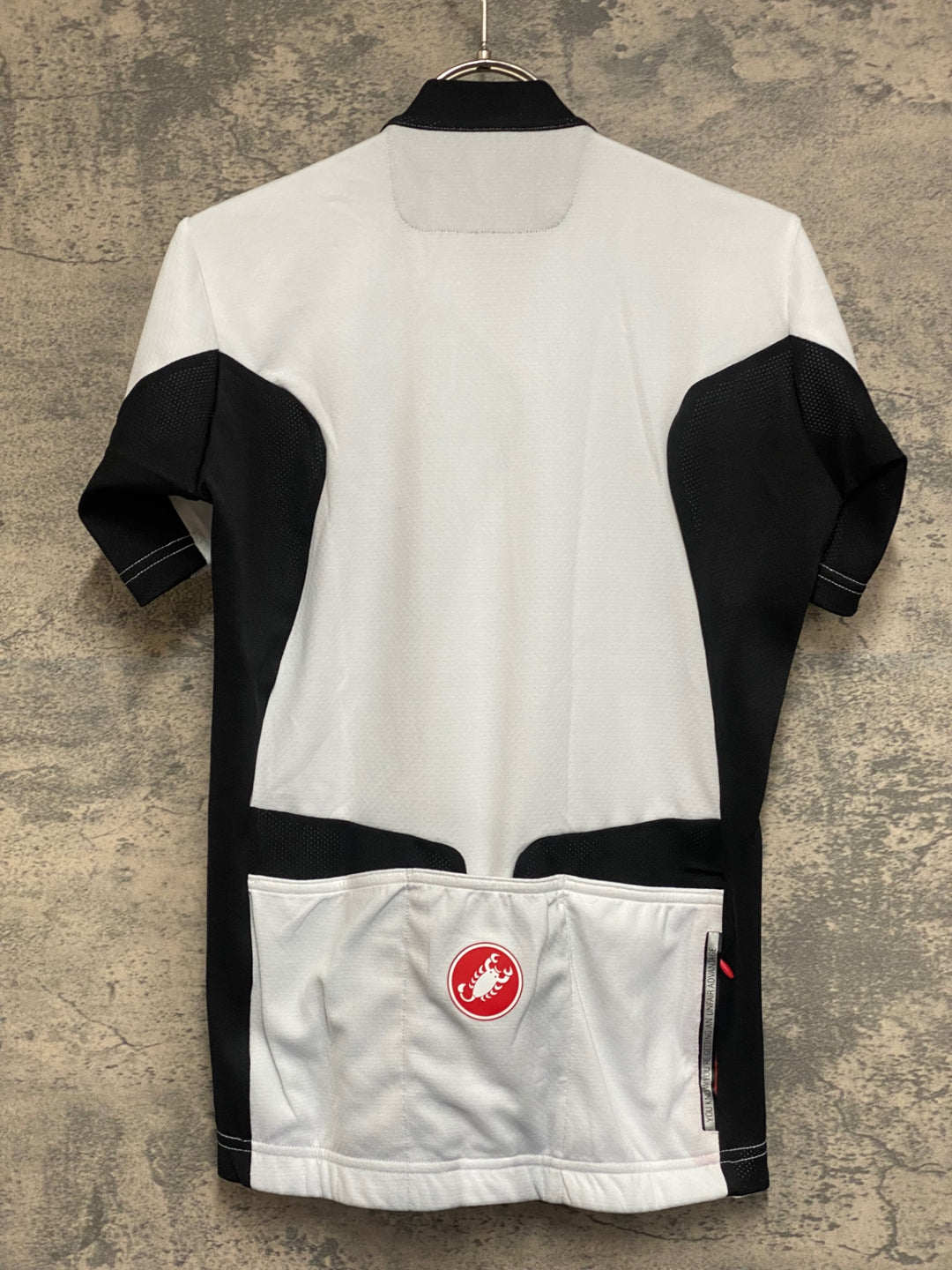 KF170 カステリ CASTELLI 半袖 サイクルジャージ 白 S