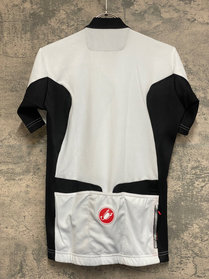 KF170 カステリ CASTELLI 半袖 サイクルジャージ 白 S