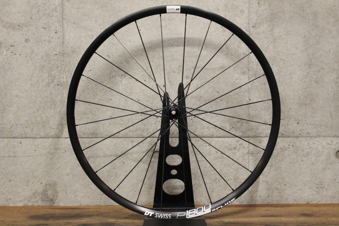 DT SWISS P1800 SPLINE 23 DB DISC アルミ チューブレスレディ ホイール  ワイドリム 18C フロントのみ 【福岡店】