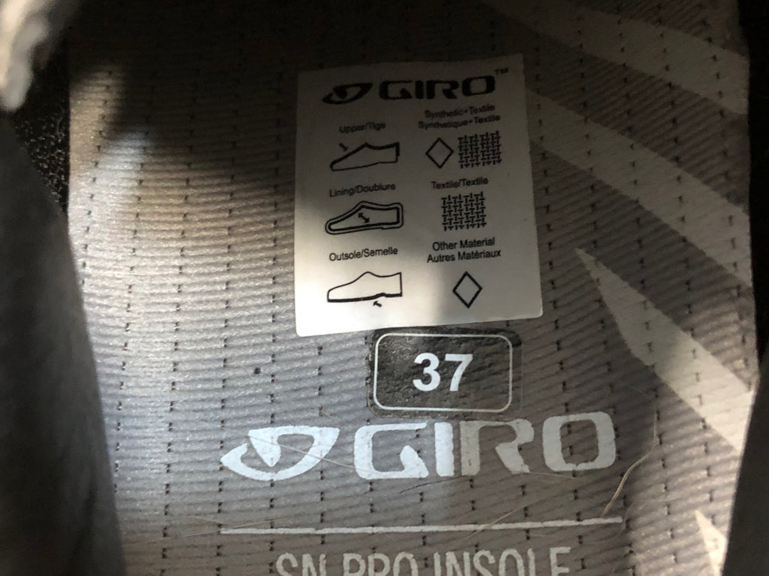 JZ050 ジロ GIRO EMPIRE W ビンディングシューズ グレー EU37 3穴 ※傷スレ
