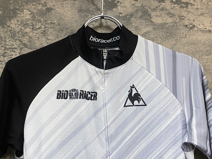 KP153 ビオレーサー BiORACER le coq sportif 半袖 サイクルジャージ グレー S