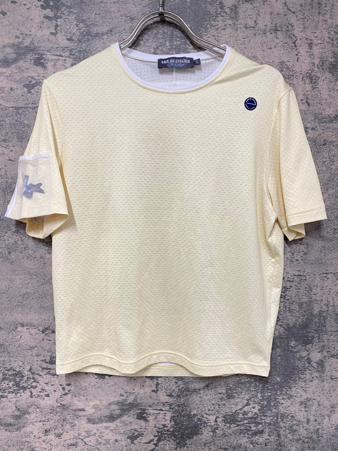 JY813 カフェドシクリステ Cafe du Cycliste MARGAUX Woman 半袖 シャツ オフホワイト XS