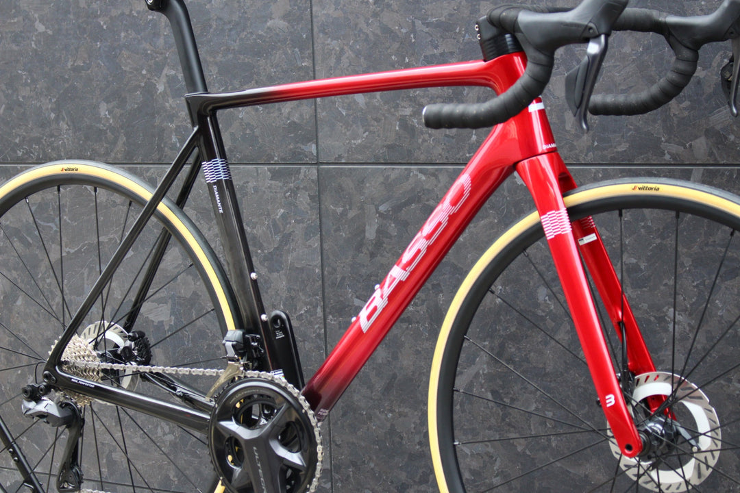 未走行品！ バッソ BASSO ディアマンテ DIAMANTE DISC 2024モデル 530サイズ シマノ アルテグラ R8170 12S Di2 カーボン ロードバイク 【福岡店】