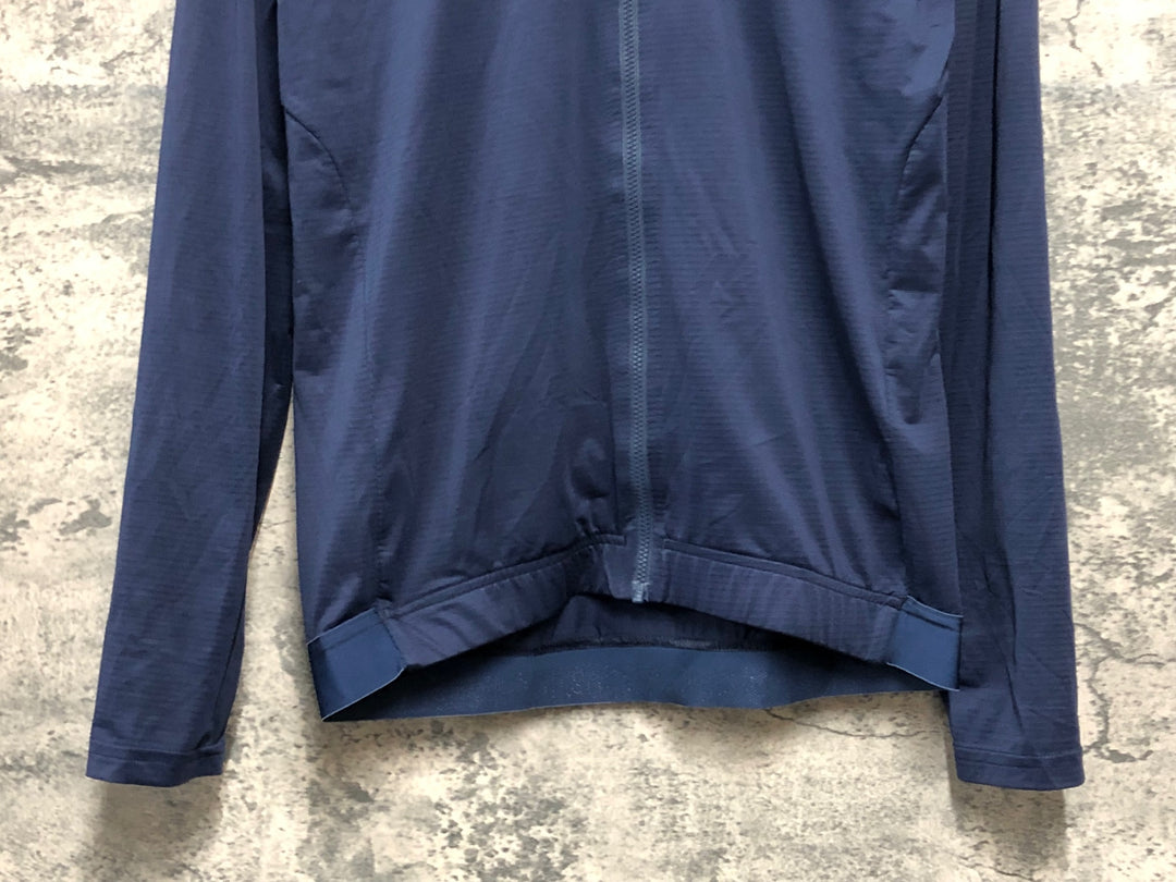 KA348 カステリ CASTELLI 長袖 サイクルジャージ 黒 L 裏起毛 ※擦れ
