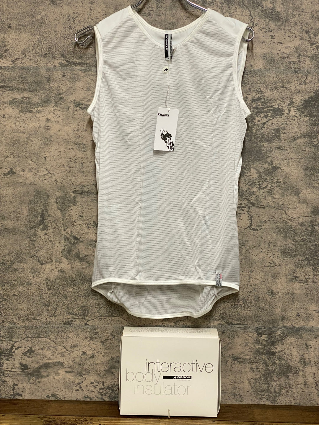 JQ348 アソス ASSOS hot Summer Later active ベースレイヤー 白 M