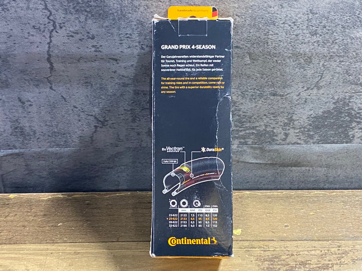 JZ345 コンチネンタル Continental グランプリ GRANDPRIX 4 SEASON クリンチャータイヤ 700×25C ブラウンサイド