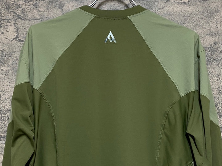 KQ728 セブンメッシュ 7MESH Tシャツ 長袖 緑 S