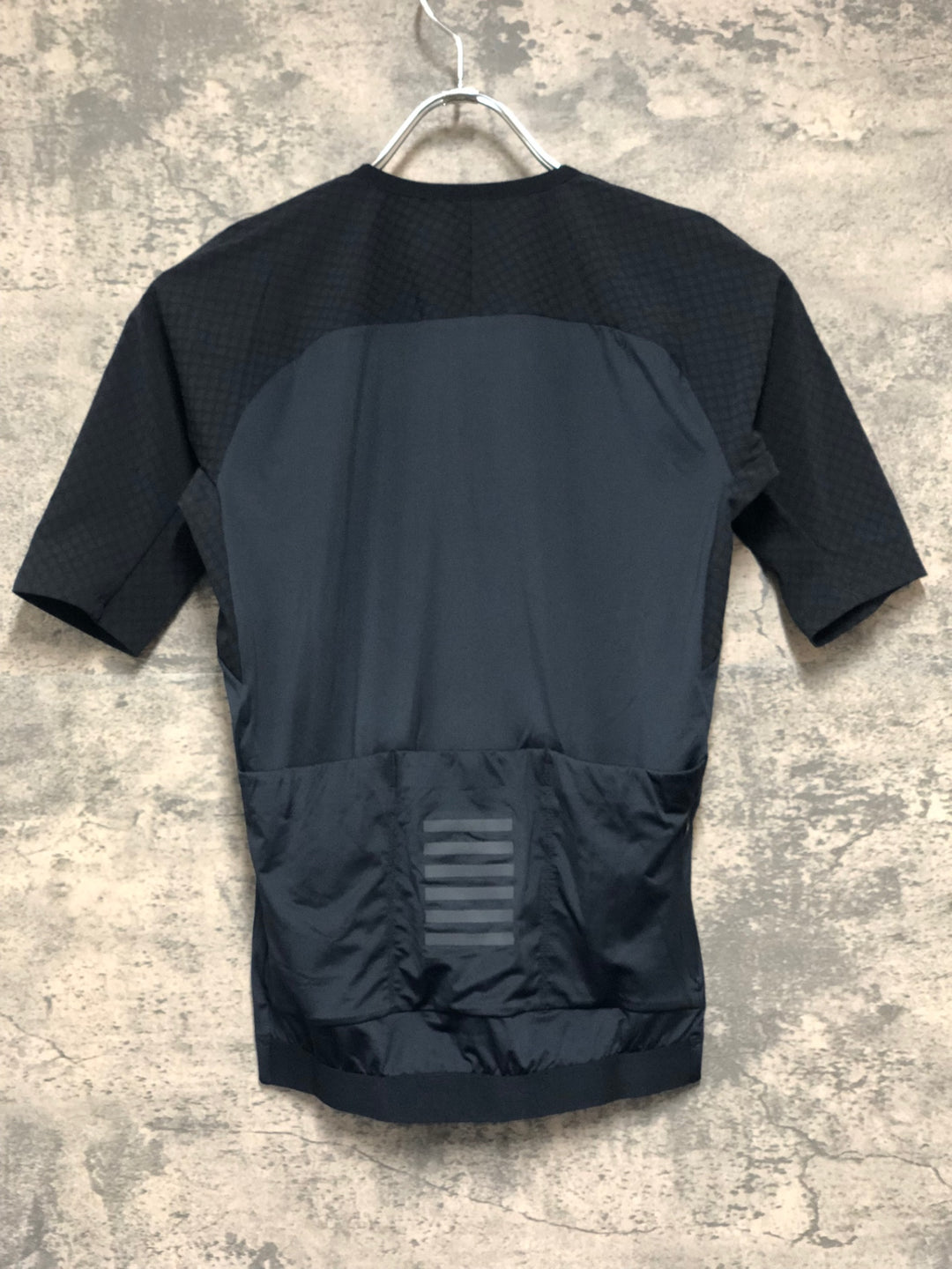 KM138 ラファ Rapha PRO TEAM AERO JERSEY 半袖 サイクルジャージ 黒 M ※右肩ほつれ