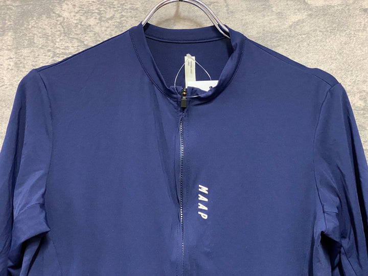 JE730 マープ MAAP TRAINING JERSEY 半袖 サイクルジャージ 紺 L