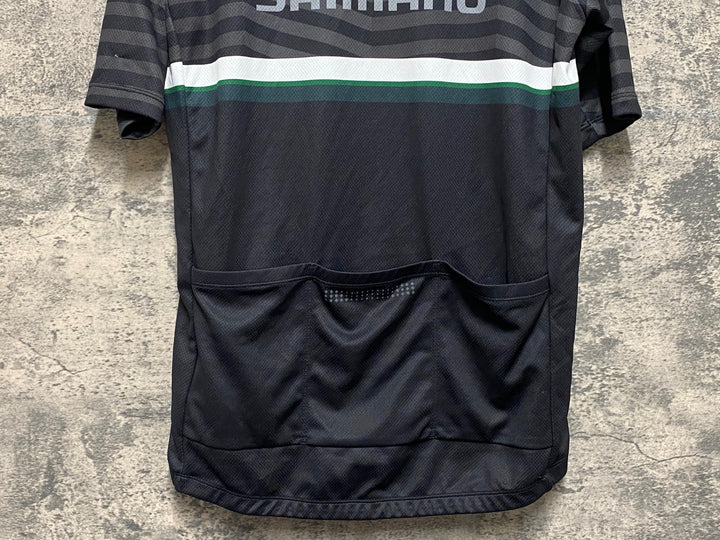 KF209 シマノ SHIMANO 半袖 サイクルジャージ 黒 L