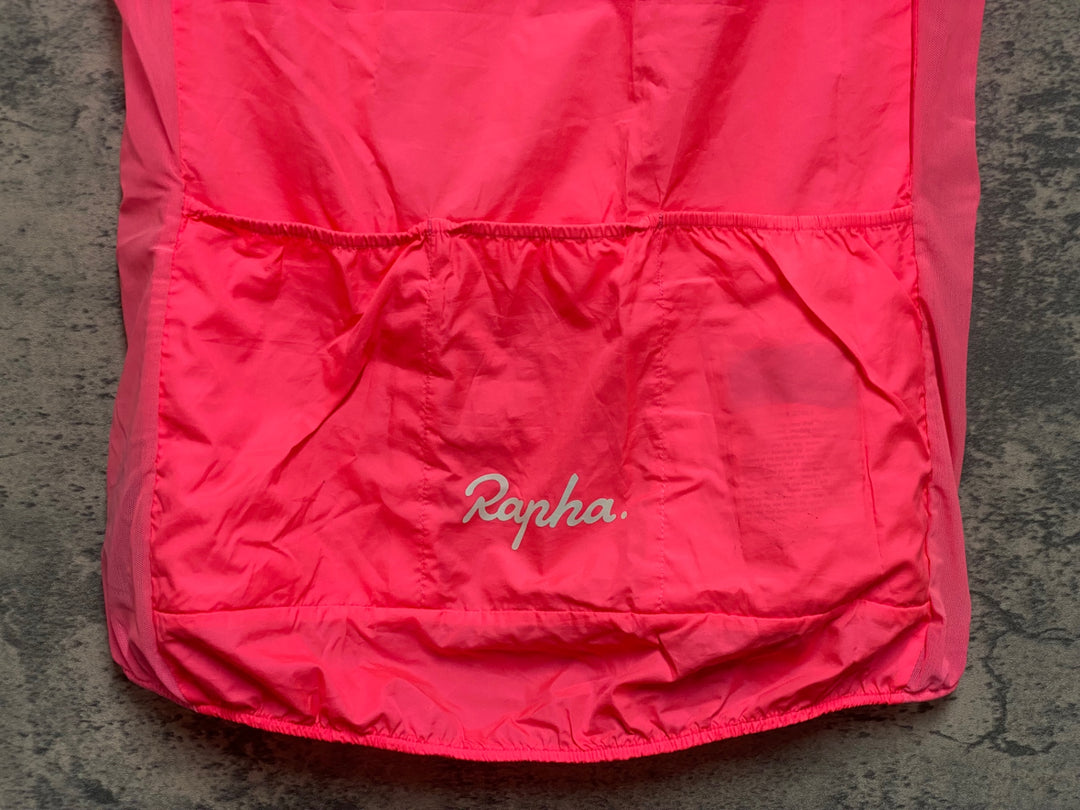 JY091 ラファ Rapha WOMEN’S BREVET REFLECTIVE GILET サイクルベスト ジレ レディース ピンク S