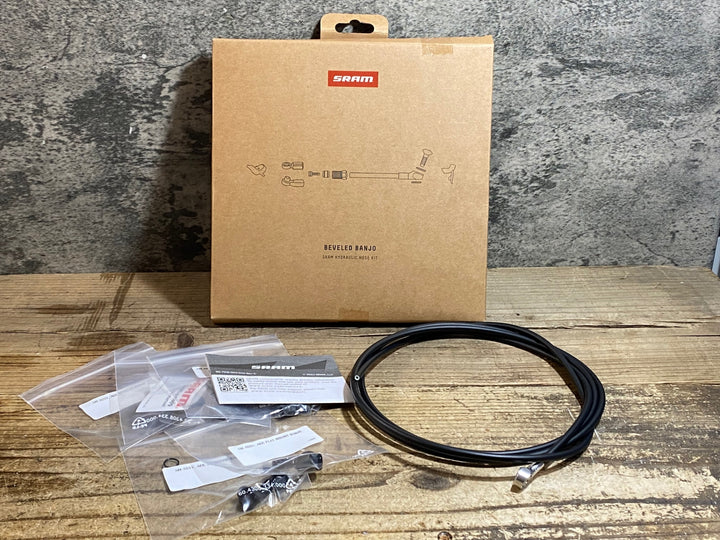 KE741 スラム SRAM HYDRAULIC HOSE KIT BEVELED BANJO 油圧ホースキット 2000mm