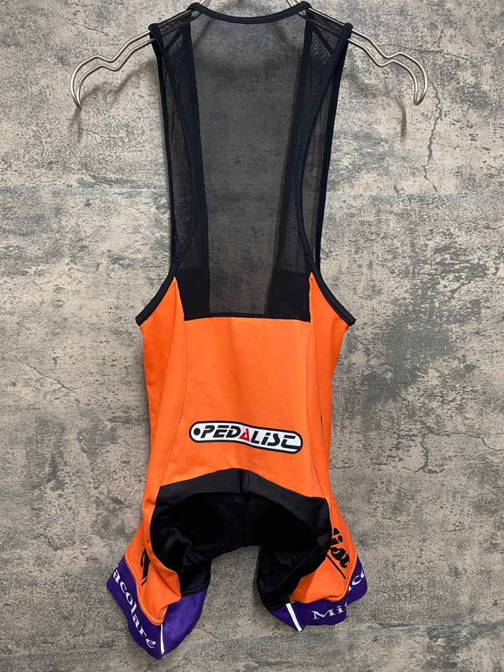 JW449 パールイズミ PEARL iZUMi ビブショーツ 黒 オレンジ S Pedalist