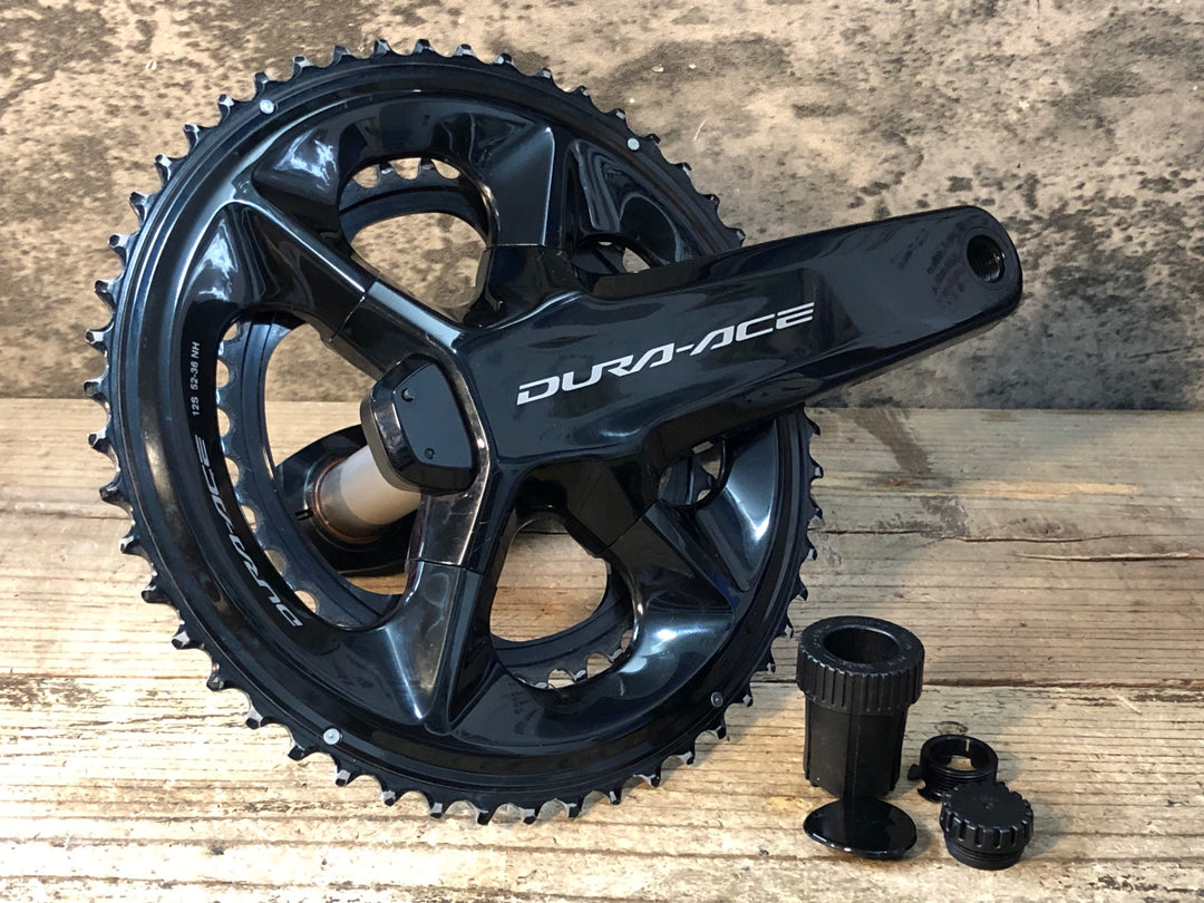 JN182 シマノ SHIMANO DURA-ACE FC-R9200P 165mm 52/36T パワーメーター クランクセット 接続確認済