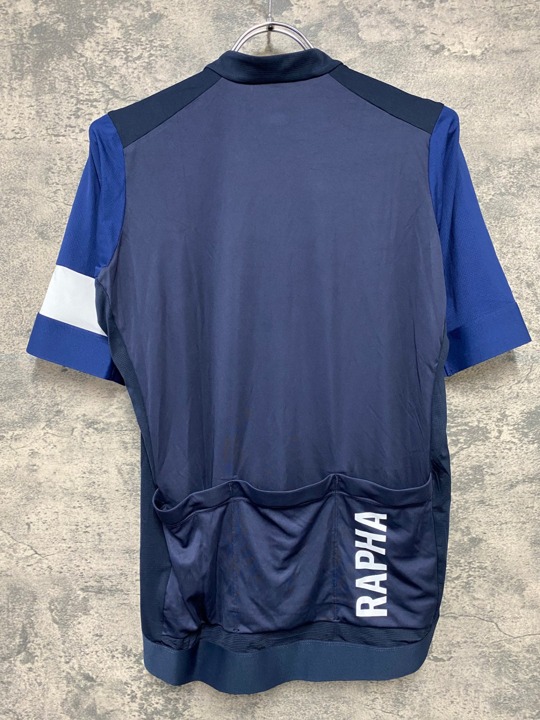 KC679 ラファ Rapha PRO TEAM TRAINING JERSEY 半袖 サイクルジャージ 紺 L