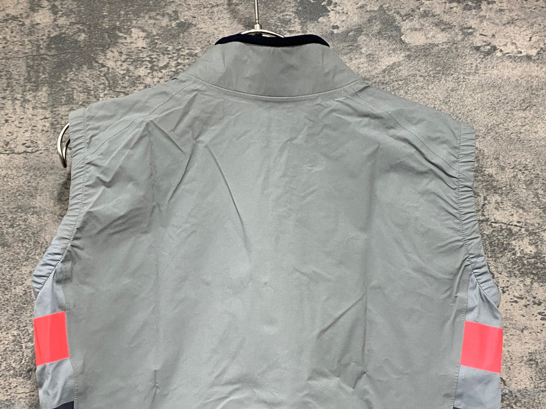 JW051 ラファ Rapha RCC PRO TEAM RAIN GILET サイクルベスト ジレ グレー M
